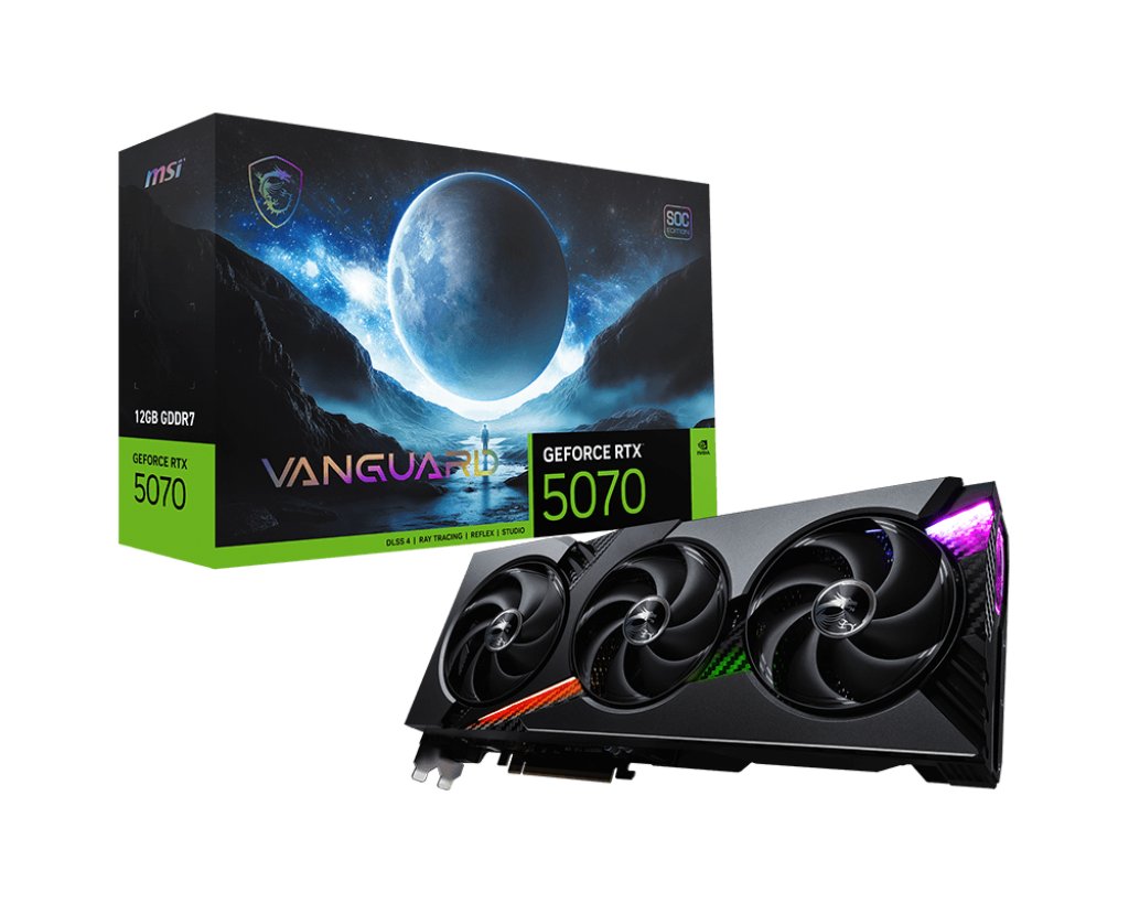 GeForce RTX 5070 12G VANGUARD SOC GeForce RTX 5070 12G VANGUARD SOC